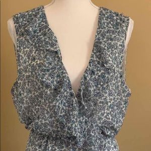 Women’s blue/gray blouse